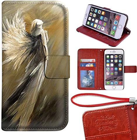 Deniseles Beautiful Angel Wings Like Angel Flying Wings PU Leather Wallet Case For iPhone 6 Plus/6s Plus