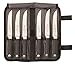 Mercer Culinary Genesis 7-Piece Forged Steak Knife Set, Steel/Black