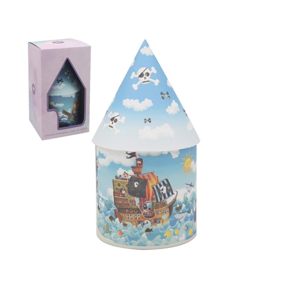 Lesser & Pavey Pirate LED House Night Lights| Gift for Your Loved Ones | Living Room Décor Night Lamp | Decorative Night Lights for Home & Office