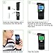 Breathalyzer Anntoo Professional Grade Portable Digital Alcohol Tester with 5 Mouthpieces for Personal Use - Black
