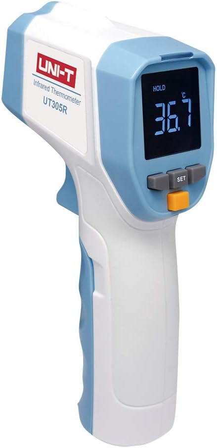 Protmex 32-42.9℃(89.6-109.2℉) Digital Forehead Thermometer Infrared Thermometer Non-Contact Thermometer with LCD Display IR Digital Thermometer Gun Non Contact Human Body Temperature Meter (UT305R)