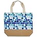 DII Mermaid Jute Beach Bag 17x20.5x5.5
