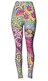 PLUS SIZE Printed Brushed Leggings (Dreamy Uprising)