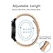 Lamshaw Smartwatch Band for Fossil Q Wander Gen 1/Gen 2,Stainless Steel Metal Replacement Straps for Fossil Q Wander Smartwatch (Rose Gold)