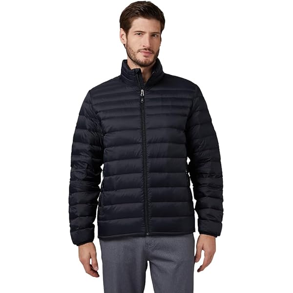 32 Degrees Women's Ultra-Light Down Hooded Jacket - 3/4 Length Packable Water Repellent Coat