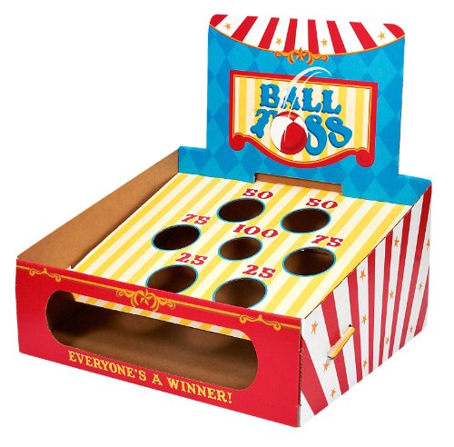 Carnival Games Party Supplies - Ball Toss Party Game