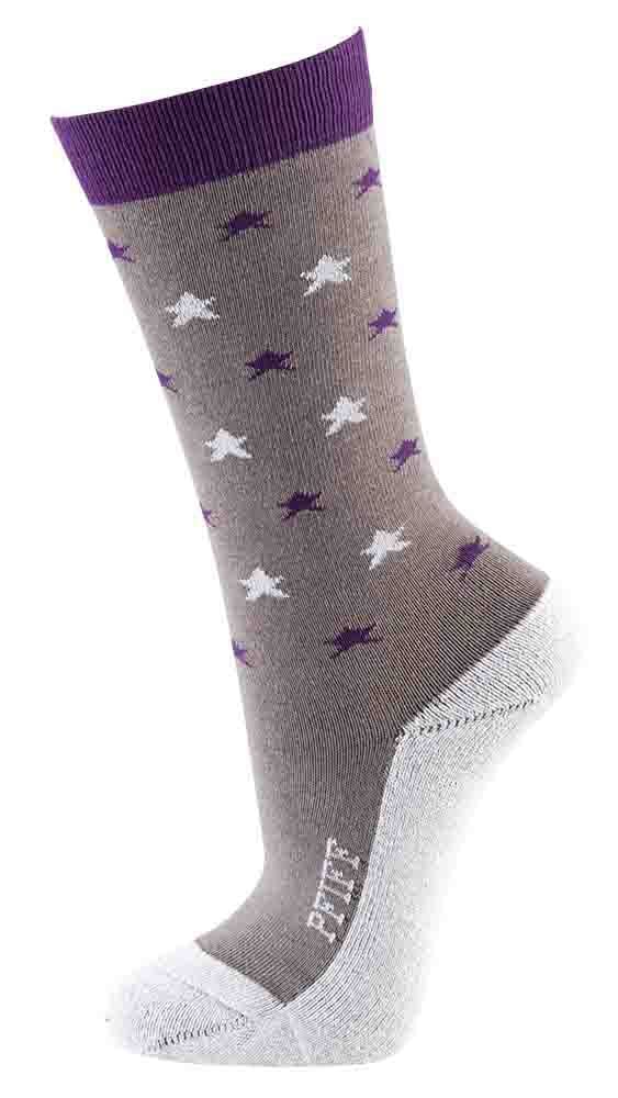 PFIFF 102661 Riding Socks Stars Reinforced Socks Stockings Children 28-36