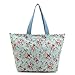 Women's Hobo Handbags,Tote Shopping Bag For Women,Gym Tote Bags,Travel Tote Bags,Shoulder Bag for Gym Beach Travel Daily Bags (S, E-Tote Bag-Floral-Green)