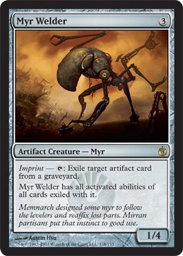 Magic: the Gathering - Myr Welder - Mirrodin Besieged
