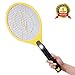 E-TRENDS 2nd Generation 3000 Volt USB Rechargeable Electric Bug Zapper Fly Mosquito Swatter Racket with Isolation Mesh and LED Light, X-Large