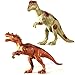 Dinosaur Hand Toy Set for Toddlers, Large 12 Piece Educational for Kids, Boys and Girls, Featuring Tyrannosaurus Rex, Stegosaurus, Brontosaurus and More
