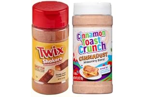 EDGE BY BODY CODE Cinnamon Toast Crunch Cinnadust And Twix Seasoning Blend | (2) 3.5 Ounce Shakers | Kosher Cereal seasonings for ice cream, cookies, churros, and more!