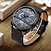 Man Quartz Business Waterproof Casual Analog Wrist watch Men Sport Watch with Date and Week Display