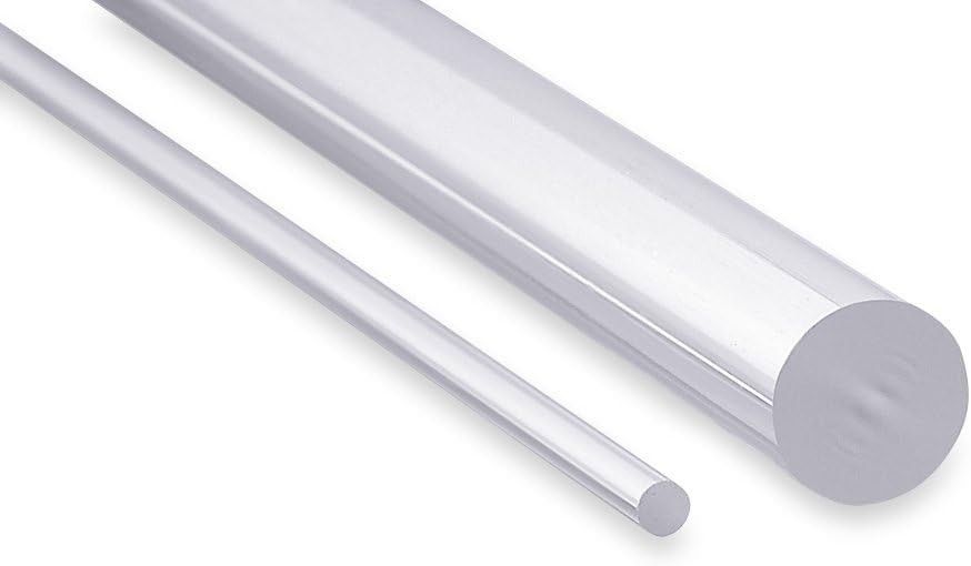 Technical Glass Products 1029OQKY6UR Fused Quartz Rods, 7 mm Size, 48" Length (Pack of 4)