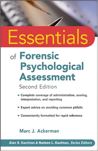 Essentials Of Forensic Psychological Assessment Essentials Of Psychological Assessment Book 77 Kindle Edition By Ackerman Marc J Professional Technical Kindle Ebooks Amazon Com