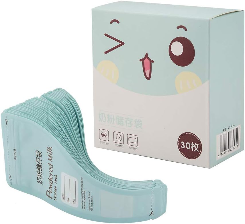 TOPINCN Disposable Milk Powder Bags Portable Pp Sealing Moisture-Proof Sterilized formula Storage Pouch Bag for Daily Care & Travel 30Pcs/Set