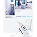 FAMILOVE Smarthome Wireless Doorbell with Receiver Operating Range with 36 Extra Loud Chimes for Home Office , LED Indicator on Push Button Transmitter (WHITE 1 Button and 1 Plugin Receiver)