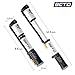 BETO 300 Psi High Pressure Bike Pump with Gauge for Shock/ Tire, Fits Presta and Schrader- Mini Bicycle inflator for Road, Mountain and BMX Bikes, Includes Mount Kit