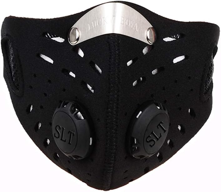 lefu Anti-pollution Face Mask Activated Carbon Filter Dust,Exhaust Fumes,Smog,Pollen Allergy Unisex For Cycling,Running,Motorcycle and all Outdoor Activities