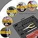 TECCPO 93Pcs Tire Repair Tool Set, Heavy Duty Flat Tire Plug Kit for Car, Truck, RV, Jeep, ATV, Tractor, Trailer, Motorcycle