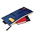 KINGLAKE New Multi-purpose Auto Car Sun Visor Organizer Pouch Bag Card Storage Holder Dark Blue