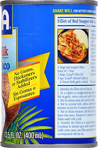 Goya Foods Unsweetened Coconut Milk, 13.5 Ounce