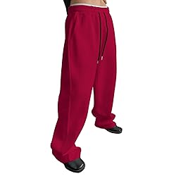 Baggy Sweatpants Men Wide Leg Sweats Pants Loose