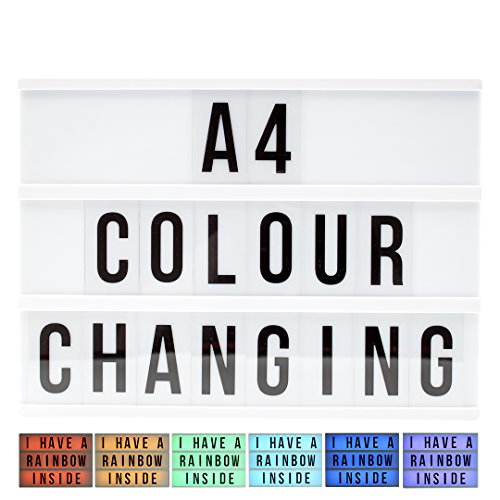 Color changing light box