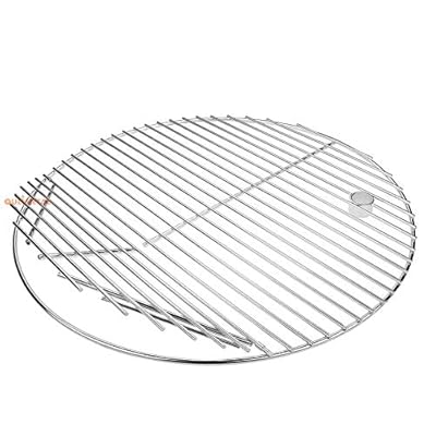 QuliMetal 19.5 Inch SUS 304 Round Cooking Grate Cooking Grid for Akorn Kamado Ceramic Grill, Pit Boss K24, Louisiana Grills K24, Char-Griller 16620 and Other Grills, for 20 Inch Charcoal Grill