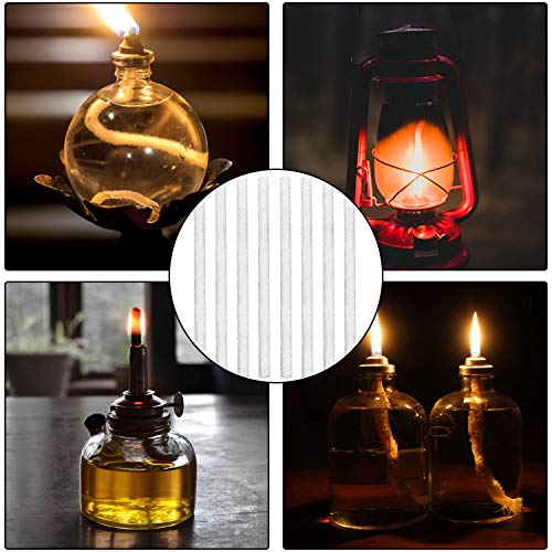 EBaokuup 50Pcs Fiberglass Replacement Wicks Torch Replacement Wicks