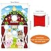 Farm Animals Toss Game with 3 Nylon Bean Bags, Indoor and Outdoor Farm Animals Party Game for Kids and Adults, Farmer Theme Birthday Party Decorations and Supplies