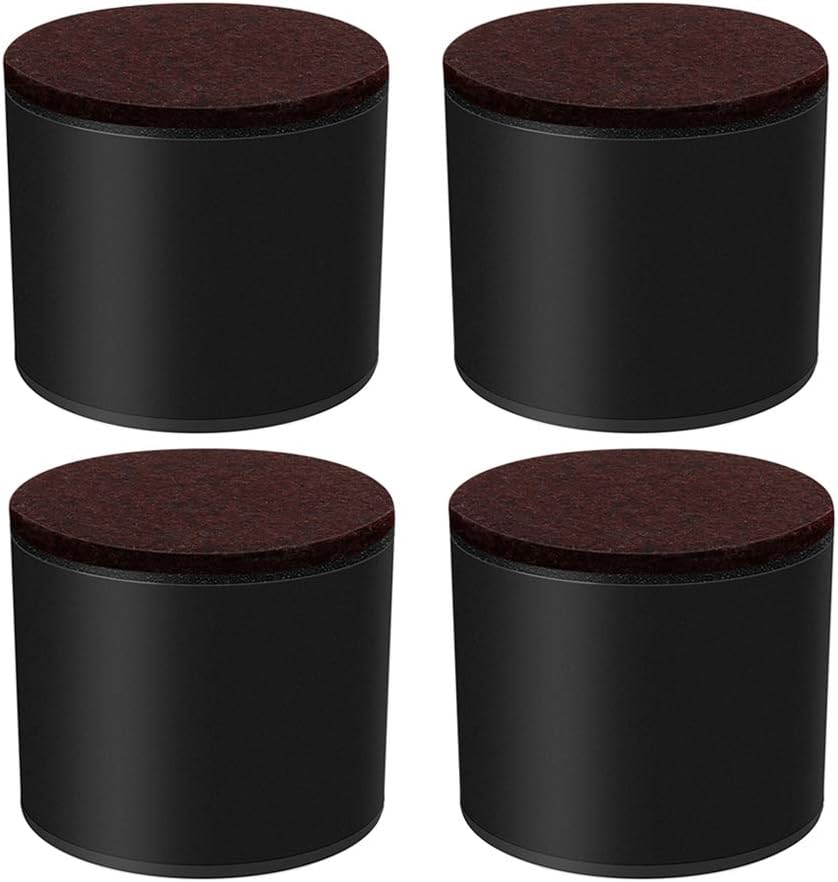 4PCS Bed Risers Heavy Duty Carbon Steel Furniture Risers for Sofa Couc