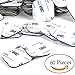 nidici 60pcs Double Sided Foam Tape Strong Pad Mounting Adhesive (square)