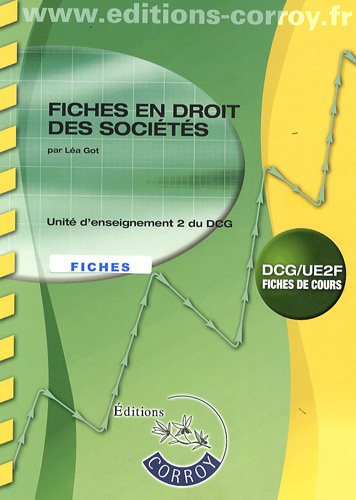 Fiches en droit des sociétés