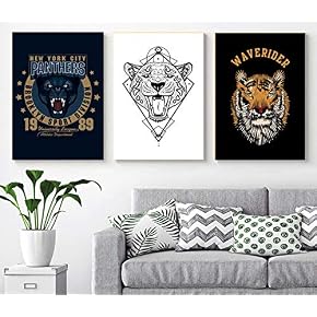 3 Panel Wave Rider Painting Wall Decor for...