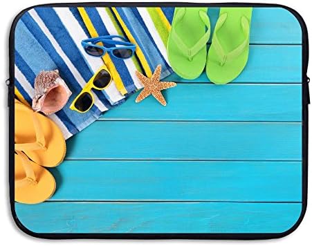 Hongtuqiche Summer Blog Pic Laptop Sleeve,Electronics Bag Neoprene Protective Waterproof Slim Laptop Sleeves Notebook Bag Accessories For Macbook Air Pro 13 Inch 15 Inch Laptop
