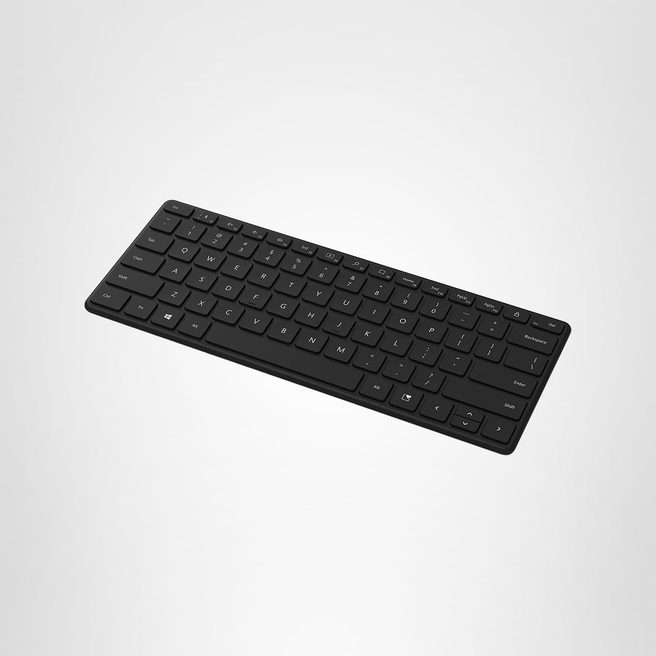 Microsoft Designer Compact Keyboard - Matte Black. Standalone Wireless Bluetooth Keyboard. Compatible with Bluetooth Enabled PCs/Mac