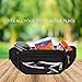 Pro Helios Premium Fanny Pack for Men Women Water Resistant Waist Bag for Outdoor Activities, Traveling, Hiking, Biking, Running | Fannie Pack for Women (Black)