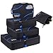 Packing Cubes-4 Set Travel Luggage Packing Organizers with Laundry Bag