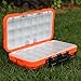 KEESHINE Waterproof Fishing Tackle Box, Storage Box, Plastic Fishing Lure Box, Removable Grid Storage Jewelry Organizer Making Kit for Fishing Lure/Hook Beads Earring Container Tool
