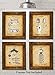 Original Sewing Patent Art Prints - Set of Four Photos (8x10) Unframed - Makes a Great Gift Under $20 for Sewers, Fashion Designers or Seamstresses