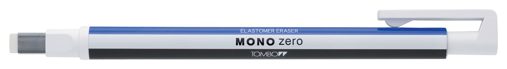 Tombow Mono Zero Rectangle Tip Eraser - White With Refills (Pack of 2)