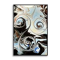 Framed Canvas Wall Art Clouds and Colors Canvas Prints Home Artwork Decoration for Living Room,Bedroom - 16x24 inches