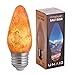 Natural Himalayan Salt Bulb by UmAid - Energy Saving 40 Watt Light Bulb For Night Lamp, Chandeliers and Sconces - Long Lasting Rock Salt Bulbs - Great For Air Purification & Improvement