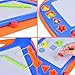 2 Magnetic Drawing Board, Doodle Drawing Board for Toddlers, Toddler Learning Toys for Writing, Sketching, Travel Toys for Kids Birthday Gift