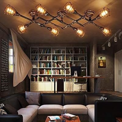 Retro Industry Chandelier Ceiling Light Creative Vintage Light