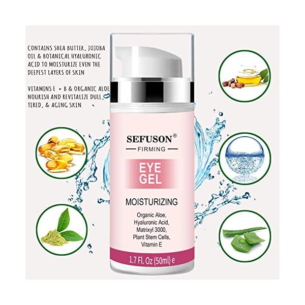 Eye-Gel-Best-Eye-Cream-for-Appearance-of-Dark-Circles-Puffiness-Wrinkles-and-Bags-Super-Eye-Cream-Moisturizer-Serum-for-Men-Women Eye Gel, Best Eye Cream for Appearance of Dark Circles, Puffiness, Wrinkles and Bags. Super Eye Cream Moisturizer Serum…