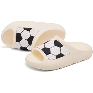 Jaeynow Kids Cloud Slides,Boys Girls Toddler Slides Sandals Slip On for Indoor Outdoor Quick Drying Shower Shoes EVA Summer S
