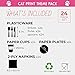 Juvale Kitten Party Supplies Set with Happy Birthday Cat Paper Plates - 144-Piece Pink Party Kit for 24 Guests - 9in Plates, 6.5in Napkins, 9oz Cat Paper Cups & Plastic Cutlery