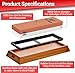 TATARA | Japanese Whetstone 1000/6000 Grit | Double Sided Knife Sharpening Stone With Honing Guide | Non-Slip Bamboo Base | Best Waterstone Sharpener